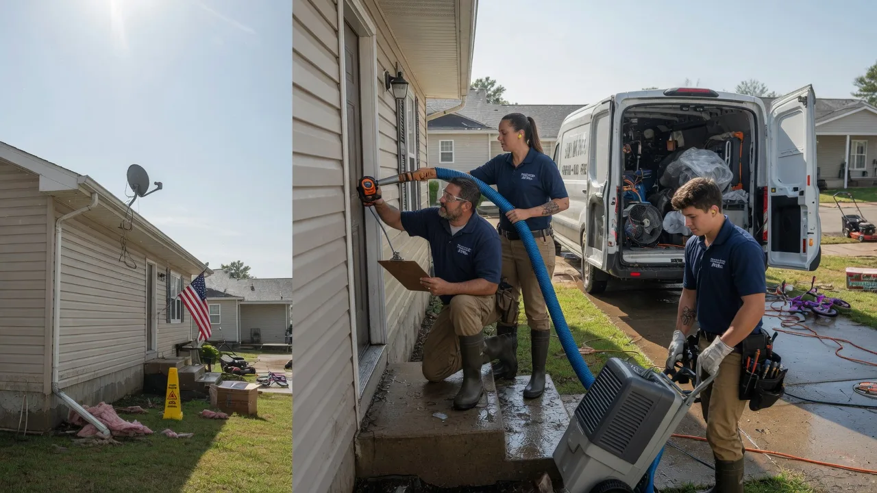 Ceiling Water Damage Restoration in Riverdale, MI near me